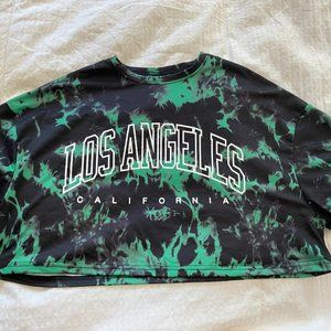 LA oversized crop top